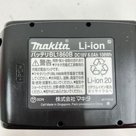  MAKITA マキタ 18V 6.0Ah リチウム イオン バッテリ BL1860B 未使用品
