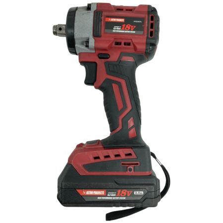  ASTRO PRODUCTS アストロプロダクツ 18V 充電式インパクトレンチ 350Nm 差込角12.7mm (バッテリ1個・充電器・ケース付)  IW876-350N-S レッド