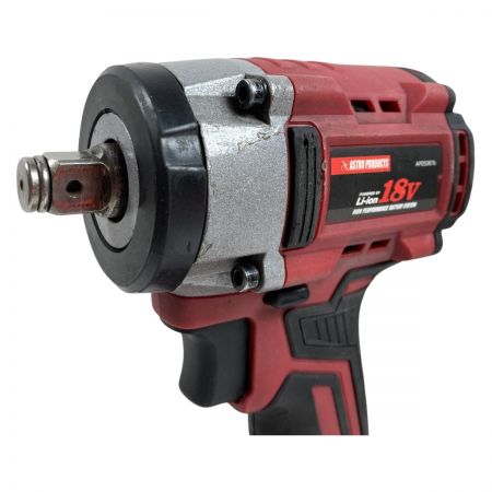  ASTRO PRODUCTS アストロプロダクツ 18V 充電式インパクトレンチ 350Nm 差込角12.7mm (バッテリ1個・充電器・ケース付)  IW876-350N-S レッド