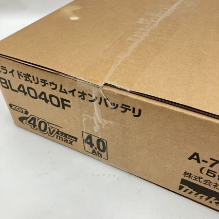  MAKITA マキタ スライド式 リチウム イオン バッテリ 40V MAX 4.0Ah BL4040 5個入 A-73857 ブラック 未開封品