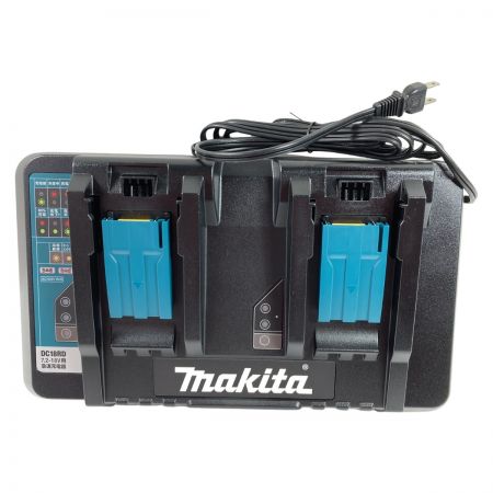  MAKITA マキタ 2口急速充電器 (18V/14.4V対応) DC18RD ブラック