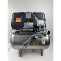 ＊＊ HITACHI 日立 オイルフリー　コンプレッサー0.75LE-8SB シルバー 程度A 取説付 コード式 30L 100v 0.75LE-8SB シルバー Aランク