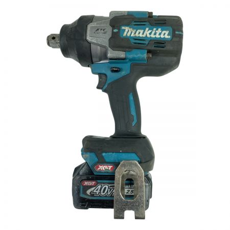  MAKITA マキタ 40Vmax 充電式インパクトレンチ 差込角19mm バッテリ1個付属 ※充電器なし TW001G ブルー