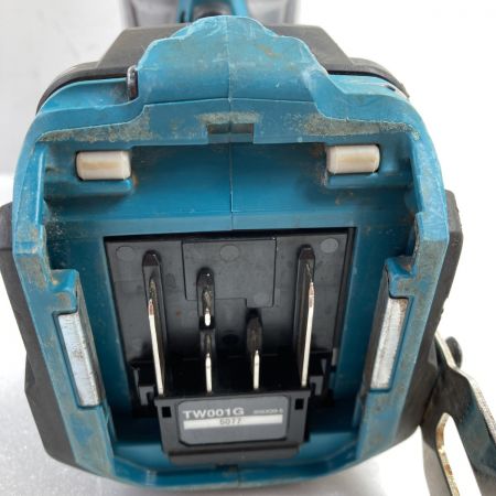  MAKITA マキタ 40Vmax 充電式インパクトレンチ 差込角19mm バッテリ1個付属 ※充電器なし TW001G ブルー