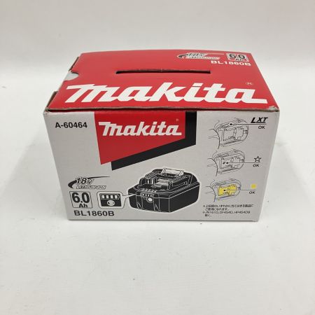  MAKITA マキタ 18V 6.0Ah リチウム イオン バッテリ BL1860B ブラック 未使用品