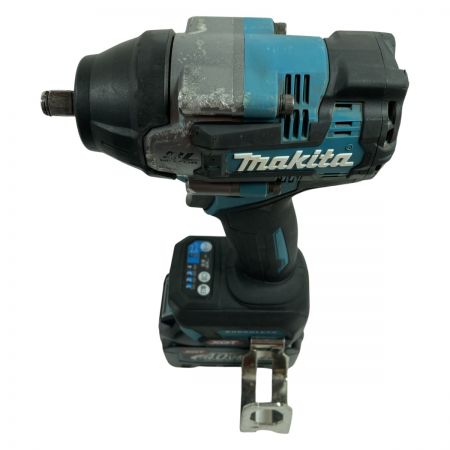  MAKITA マキタ 40Vmax 充電式インパクトレンチ 差込角12.7mm （ バッテリ1個・充電器・ケース付） TW007G ブルー