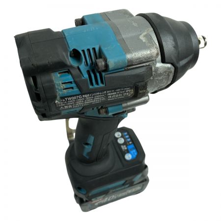  MAKITA マキタ 40Vmax 充電式インパクトレンチ 差込角12.7mm （ バッテリ1個・充電器・ケース付） TW007G ブルー