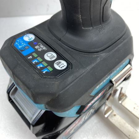  MAKITA マキタ 40Vmax 充電式インパクトレンチ 差込角12.7mm （ バッテリ1個・充電器・ケース付） TW007G ブルー