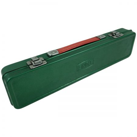  TONE トネ 15° ロングメガネレンチセット 6本組 ケース付 M156 シルバー