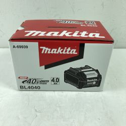 ＊＊ MAKITA マキタ バッテリー MAKITA BL4040 未使用品(S) 40v/4.0Ah (1) BL4040 ブラック Sランク