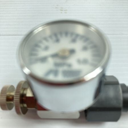  ANEST IWATA L型手元圧力計 AIR ADJUSTMENT VALVE 箱・取説付 AJR-02L-VG シルバー
