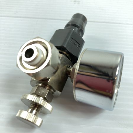  ANEST IWATA L型手元圧力計 AIR ADJUSTMENT VALVE 箱・取説付 AJR-02L-VG シルバー