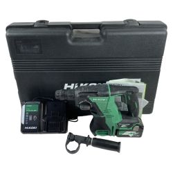 ＊＊ HiKOKI ハイコーキ 36V 28mm コードレスハンマドリル  (バッテリ1個・充電器・ケース付） DH36DPA グリーン Cランク