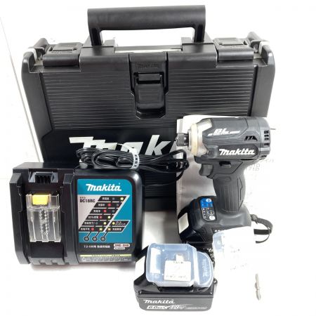  MAKITA マキタ 18V 充電式インパクトドライバ  (バッテリ2個・充電器・ケース付） TD171D ブラック