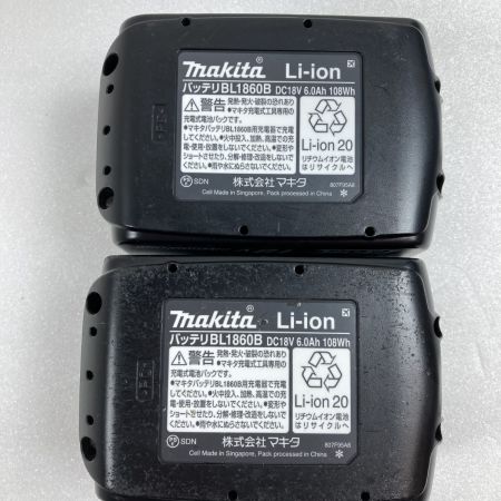  MAKITA マキタ 18V 充電式インパクトドライバ  (バッテリ2個・充電器・ケース付） TD171D ブラック