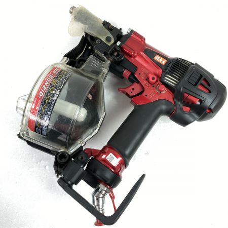  MAX マックス 50mm 高圧エア釘打機 スーパーネイラ ケース付 HN-50N2(D) レッド