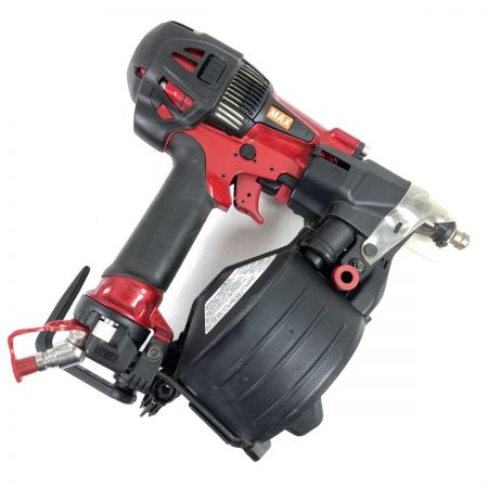  MAX マックス 50mm 高圧エア釘打機 スーパーネイラ ケース付 HN-50N2(D) レッド
