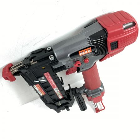  MAX マックス 25~50mm 高圧釘打機 スーパーネイラ ケース付 HA-50F2(D)-4MA レッド
