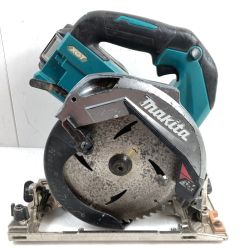 ＊＊ MAKITA マキタ 40Vmax 165mm 充電式丸ノコ バッテリ1個付属 ※充電器なし HS001G ブルー Cランク