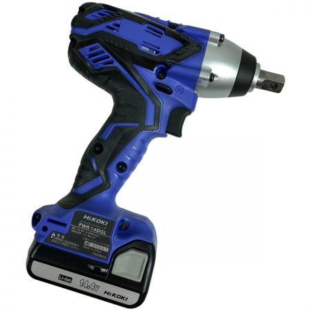  HiKOKI ハイコーキ 14.4V コードレスインパクトレンチ 160Nm (バッテリ1個・充電器・ケース付） FWR14DGL パープル