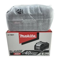 ＊＊ MAKITA マキタ 40Vmax/4.0Ah 高出力仕様 純正リチウムイオンバッテリ PSEマークあり (9) BL4040F ブラック Sランク