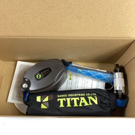 TITAN REELOCK 小型軽量ロック機構付き巻取式シングルランヤード新規格 (2) HL-HS-130 ブラック