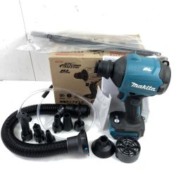 ＊＊ MAKITA マキタ 40Vmax 充電式エアダスタ ノズル・アタッチメント付属 ※充電器・バッテリなし AS001G ブルー Aランク