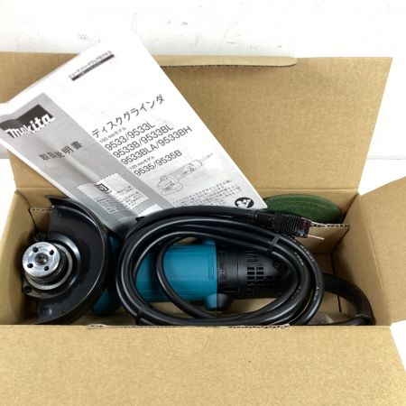  MAKITA マキタ 100mm ディスクグラインダ 低速高トルク 960W コード式 9533BL ブルー