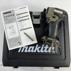 ＊＊ MAKITA マキタ 18V 充電式インパクトドライバ ケース付 （セットばらし品）※バッテリ・充電器なし (2) TD173D オリーブ Sランク