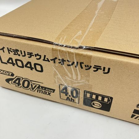  MAKITA マキタ スライド式 リチウム イオン バッテリ 40V MAX 4.0Ah BL4040 5個入 BL4040 ブラック 未開封品