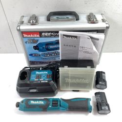 ＊＊ MAKITA マキタ 7.2V 充電式ペンインパクトドライバ (バッテリ2個・充電器・ケース付） TD022D ブルー Cランク