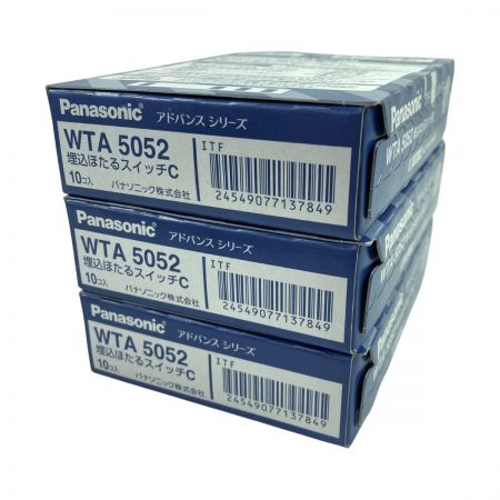  Panasonic パナソニック 埋込ほたるスイッチC Panasonic WTA5052 未開封品(N) 本体のみ 100v用 3箱セット WTA5052