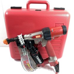 ＊＊ MAX マックス 25~41mm 高圧ねじ打ち機 ターボドライバ  (ケース付） HV-R41G1 レッド Bランク