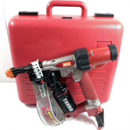 MAX マックス 25~41mm 高圧ねじ打ち機 ターボドライバ  (ケース付） HV-R41G1 レッド