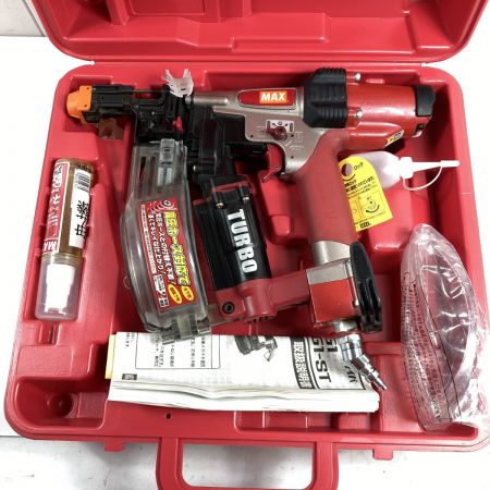  MAX マックス 25~41mm 高圧ねじ打ち機 ターボドライバ  (ケース付） HV-R41G1 レッド