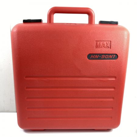  MAX マックス 90mm 高圧エア釘打機 スーパーネイラ ケース付 HN-90N1 レッド