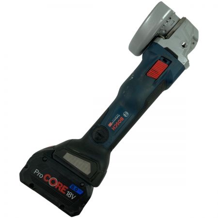  BOSCH ボッシュ 18V コードレスディスクグラインダ (バッテリ1個・充電器・ケース付) GWX18V-10SC ネイビー