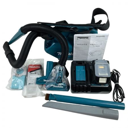  MAKITA マキタ 18V 充電式クリーナ (バッテリ1個・充電器付） CL184D ブルー