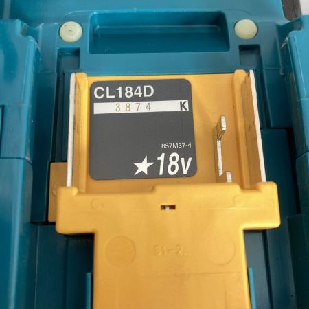  MAKITA マキタ 18V 充電式クリーナ (バッテリ1個・充電器付） CL184D ブルー