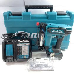 ＊＊ MAKITA マキタ 18V J線 10mmx13~25mm 充電式タッカ （バッテリ1個。充電器・ケース付） ST121D ブルー Aランク