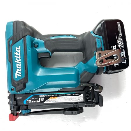  MAKITA マキタ 18V J線 10mmx13~25mm 充電式タッカ （バッテリ1個。充電器・ケース付） ST121D ブルー
