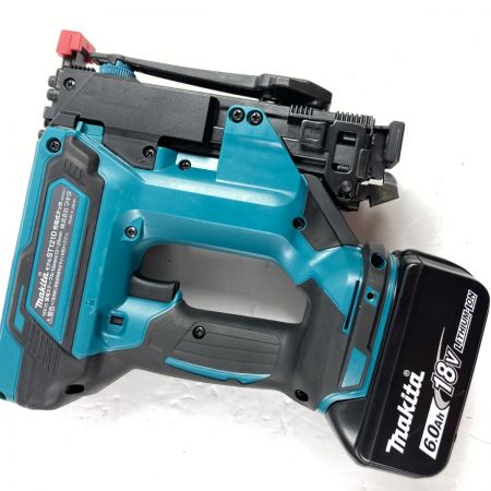 MAKITA マキタ 18V J線 10mmx13~25mm 充電式タッカ （バッテリ1個。充電器・ケース付） ST121D ブルー