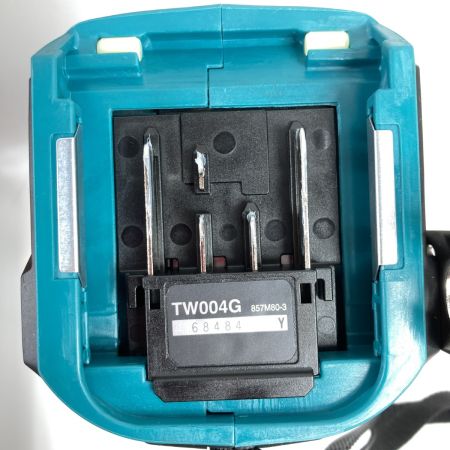  MAKITA マキタ 40Vmax 充電式インパクトレンチ (バッテリ2個・充電器・ケース付） TW004GRDX ブルー