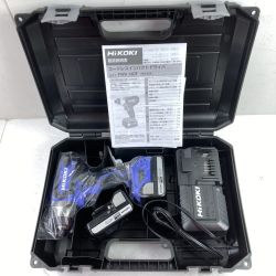 ＊＊ HiKOKI ハイコーキ 14.4V コードレスインパクトドライバ  (バッテリ2個・充電器・ケース付） FWH14DF(2BG) パープル Sランク
