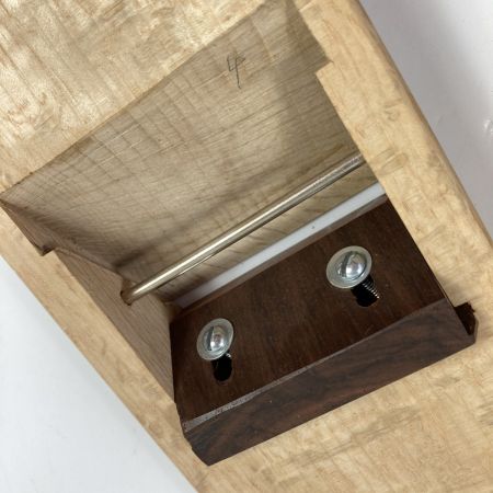  男盛 鉋 カンナ 「男盛」 龍進斉作 刃幅80mm 木箱付 (3)