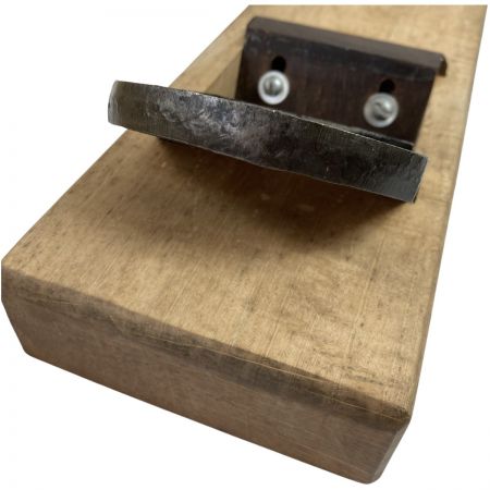  男盛 鉋 カンナ 「男盛」 龍進斉作 刃幅80mm 木箱付 (1)