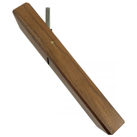  三代目千代鶴作 「三水」 三代目千代鶴作 寸八鉋 赤樫台 桐箱なし (2) 三水