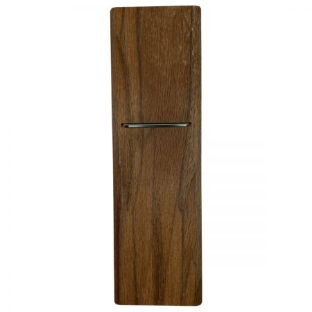  三代目千代鶴作 「三水」 三代目千代鶴作 寸八鉋 赤樫台 桐箱なし (2) 三水