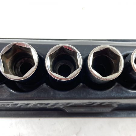 Snap-on スナップオン セミディープソケット 6角 12個セット 3/8sq FSMS8~FSMS19 マグネットトレー付（フタなし） PAKTY241