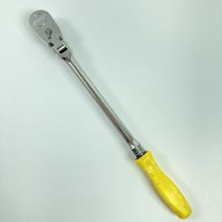 ＊＊ Snap-on スナップオン フレックスヘッド ラチェットハンドル 3/8sq FHLFD80 イエロー Cランク